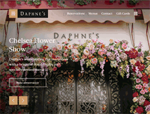 Tablet Screenshot of daphnes-restaurant.co.uk